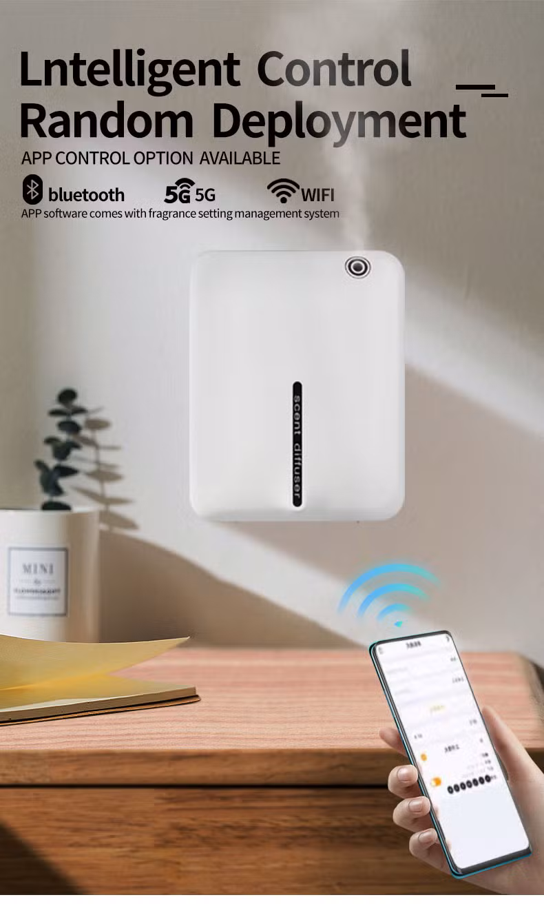 500m3 Coverage Electrical Scent Diffuser with Bluetooth and WiFi Control