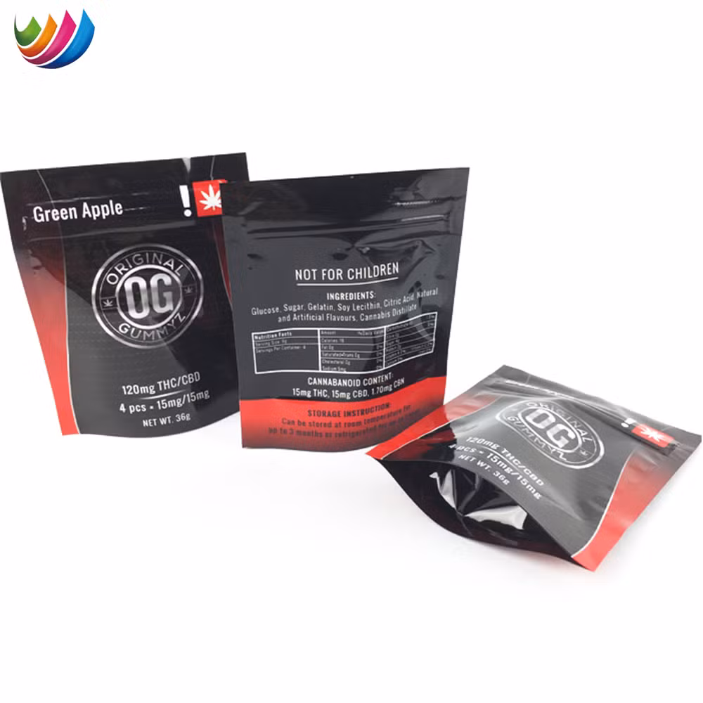 Factory 3.5g 7g Cali Packs Cookies Runtz Jungle Boys Packs Edibles Packaging Mylar Bags for Dry Herb Flower and Vitamin Gum