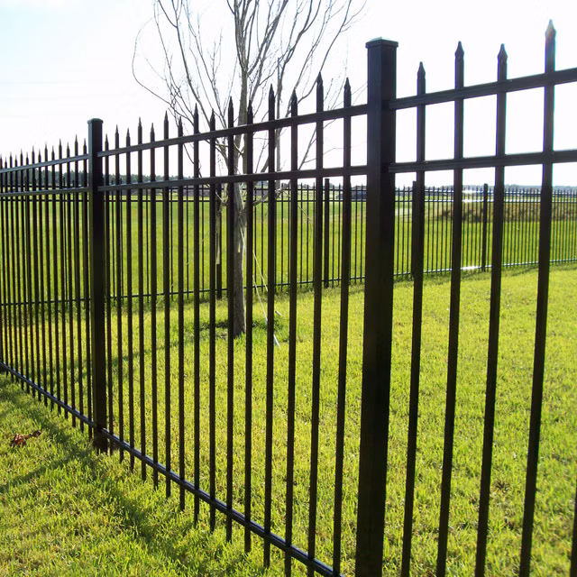 Decorative Wrought Iron Fencing Panel Dog Proof