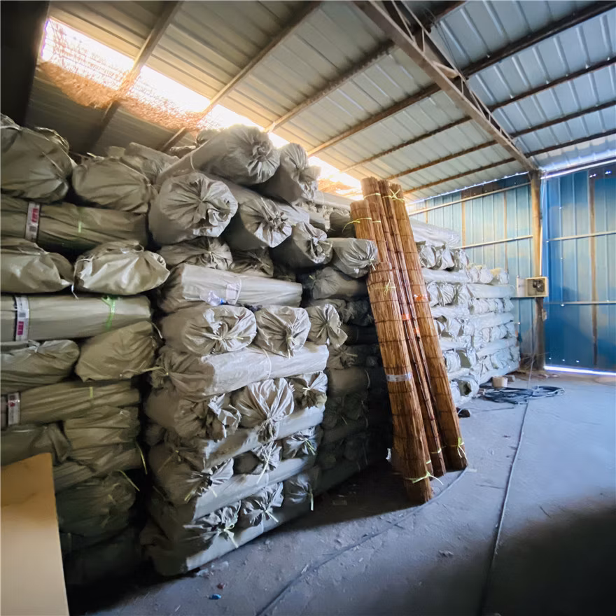 Rolled Garden Reed Fence Screening Bamboo Reed Fencing