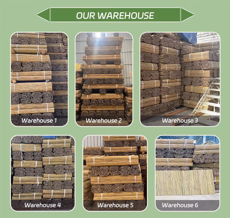Wholesale Factory Price Bamboo Screen Bamboo Bunch Fence Natural Materials Solid Backyard Garden Privacy Bamboo Fencing Length 3m