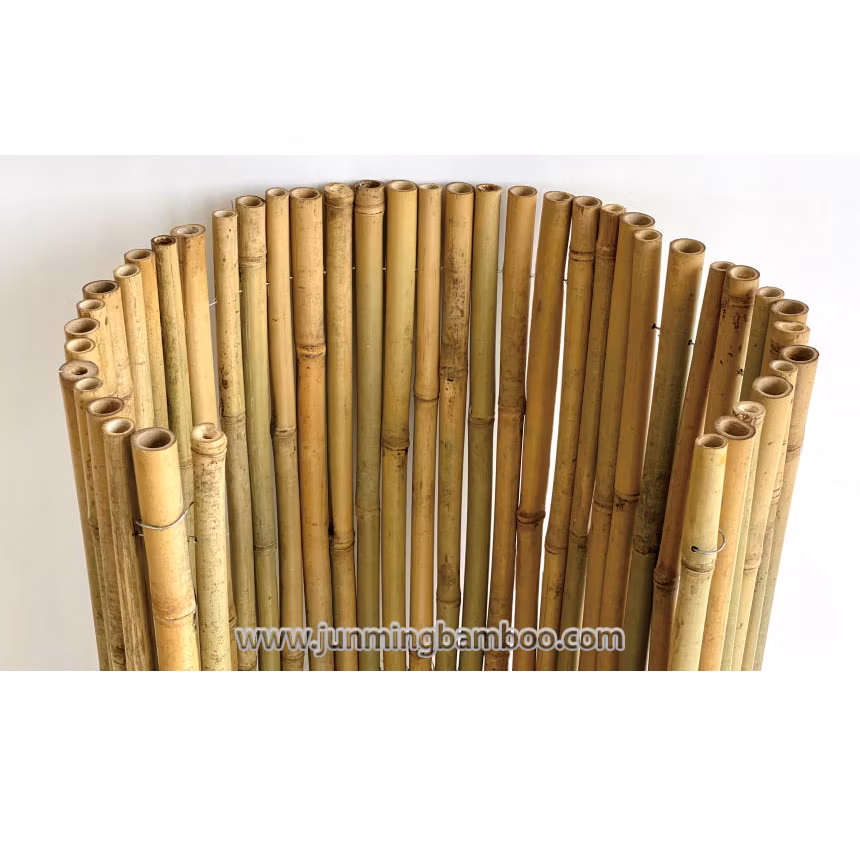 Tonkin Bamboo Raw Materials Factory Price Bamboo Fencing Roll For Solid Backyard Garden Privacy Bamboo Fence With Length 5m