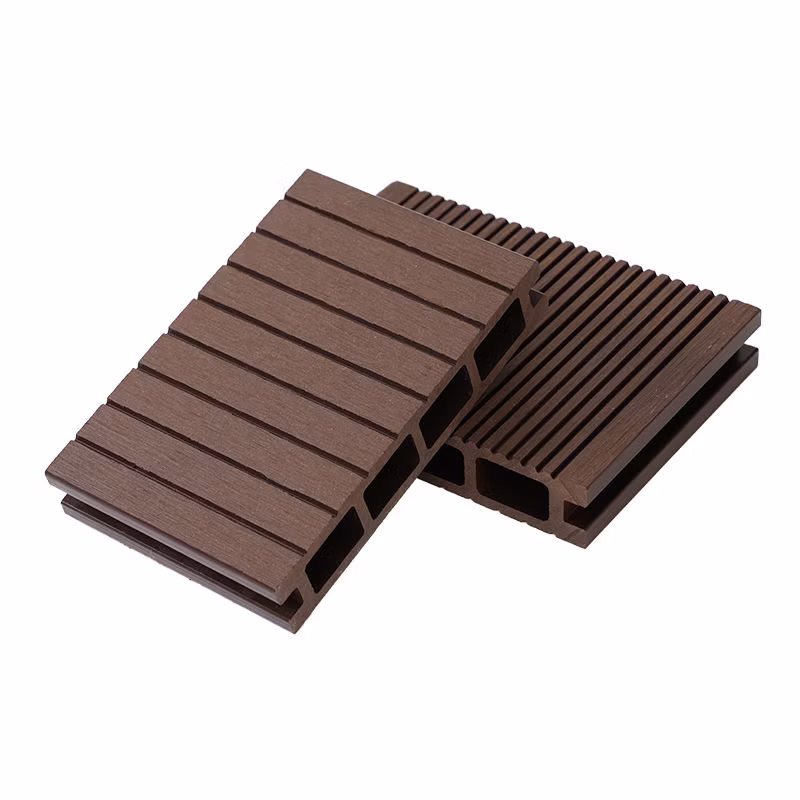 100% Recycling Decorative Fence Panel for Garden House PE WPC Plastic Balcony Wood Plastic Composite Fence