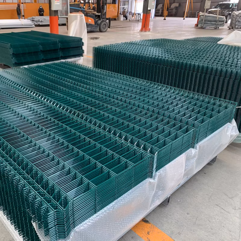 PVC Coated 3D Curved Bending Security Welded Wire Mesh Fence