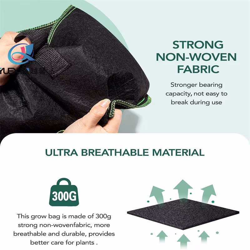 Breathable Thicken Non Woven Fabric Pot Plant Round Grow Bags