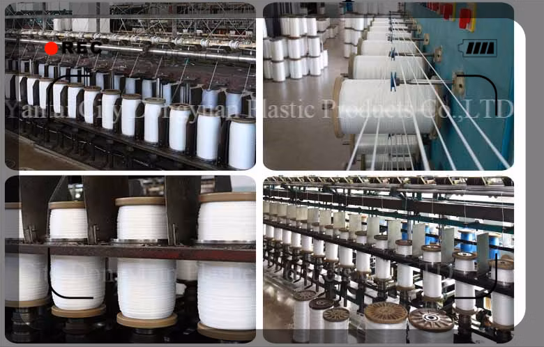 OEM 10mm Long Life HDPE Rope Synthetic Winch Rope for Packing