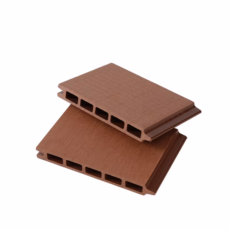 100% Recycling Decorative Fence Panel for Garden House PE WPC Plastic Balcony Wood Plastic Composite Fence