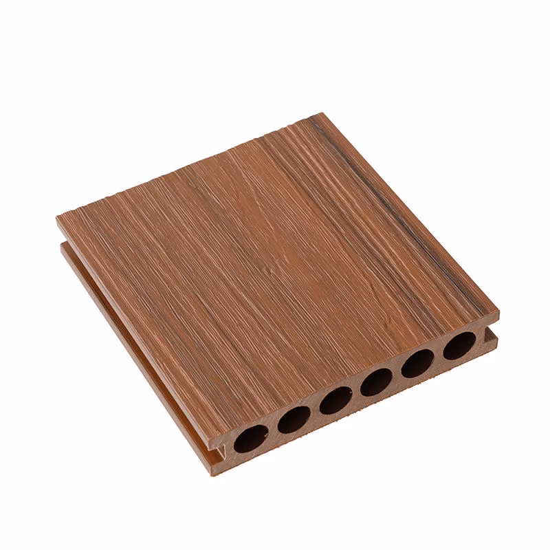 100% Recycling Decorative Fence Panel for Garden House PE WPC Plastic Balcony Wood Plastic Composite Fence