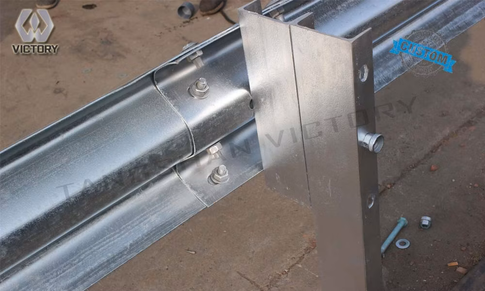 High Speed Barrier Crash Barrier Highway Guardrail Galvanized Steel W Beam Road Guardrail