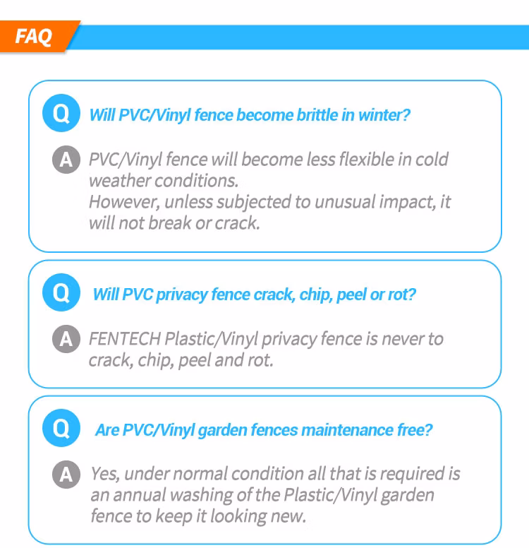 Factory Direct Sales White PVC Safety Swimming Pool Fence