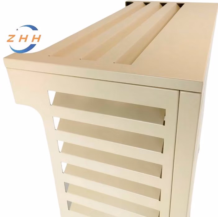 Horizontal Aluminum Air Conditioner Cover, Powder Coated Aluminium AC Cover Screen