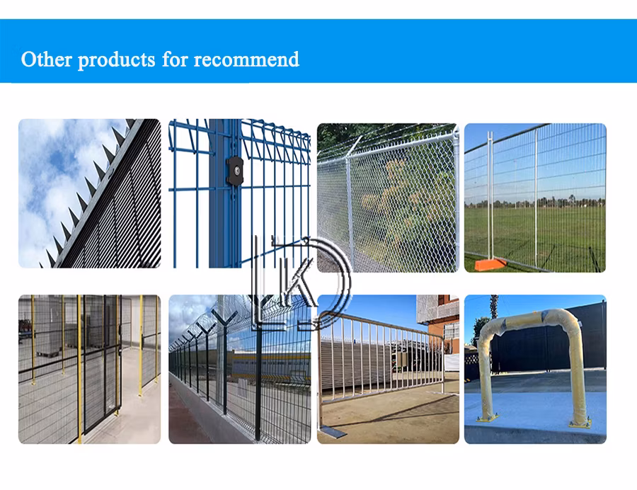 Traffic Control Metal Bollards/Security Surface Mounted Warning Bollard Stainless Steel Post Barrier for Road Street Parking