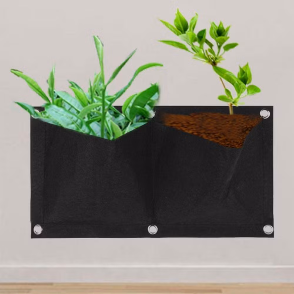 Hanging Plant Grow Bag Wall Flowers Pot Hanger Nursery Bags Plant Grow Bags for Greenhouse Bl19204