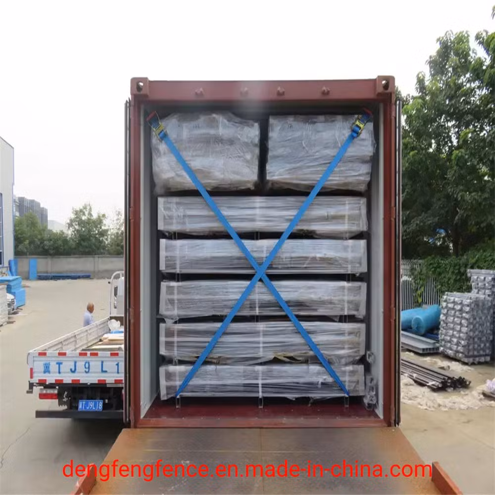 Garden Metal Aluminum Slatted Fence Panels Waterproof Metal Fence