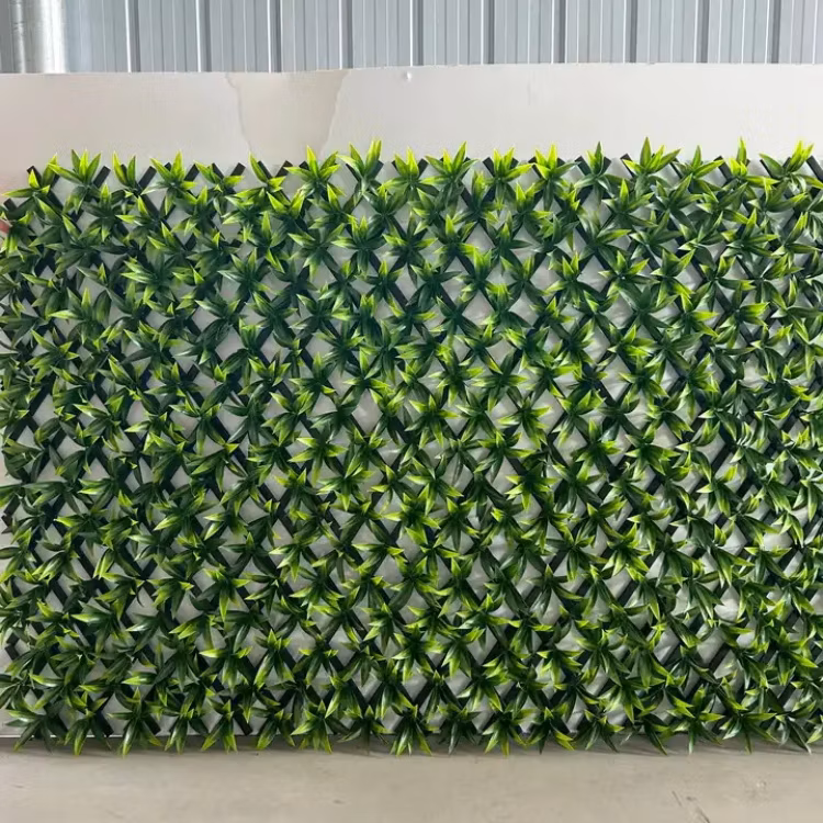 Outdoor Natural Fence Artificial Willow Expandable Panel Screening Privacy Hedge Fence