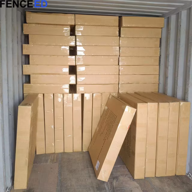 Black Color 358 Mesh Anti Climb Security Perimeter Fencing
