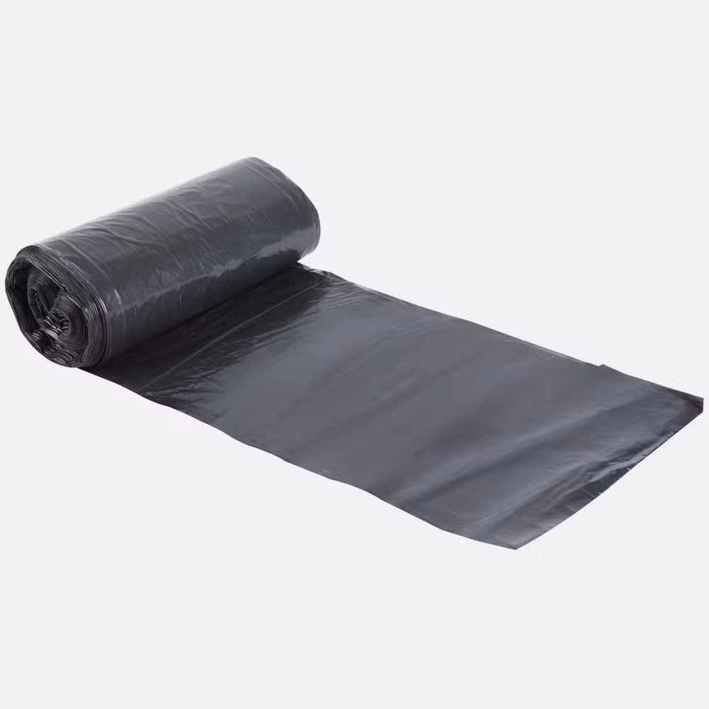 Waste Poly Bin Liners Black Poly Rubbish Bag Clear Lawn and Leaf Bags