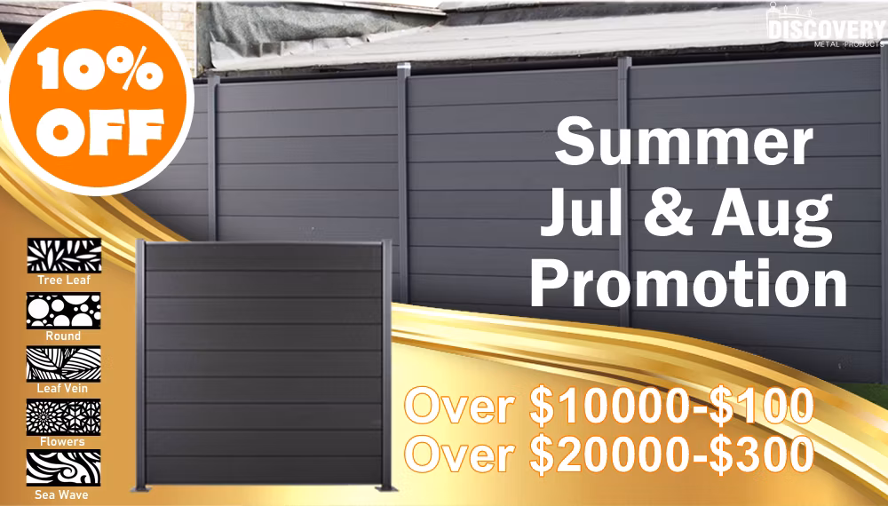 Outdoor UV Resistance Luxury Range Privacy WPC Fence Material Driveway Composite Single Garden Gate with Good Price