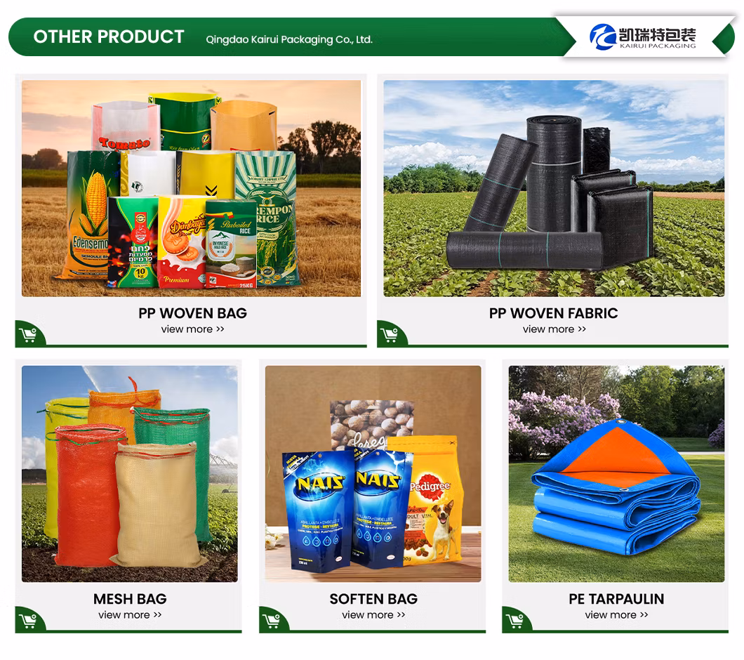 PP/PE Waterproof Packaging Bag for Asphalt, Charcoal, Pellets, Biofuels, Chemical, Mortar, Rice, Flour, Feed