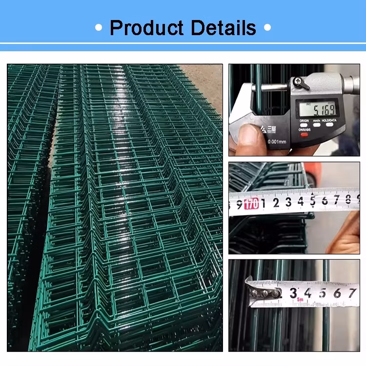 Hsj Powder Coated Curvy Welded Mesh Fence Bending 3D Fence for Swimming Pool