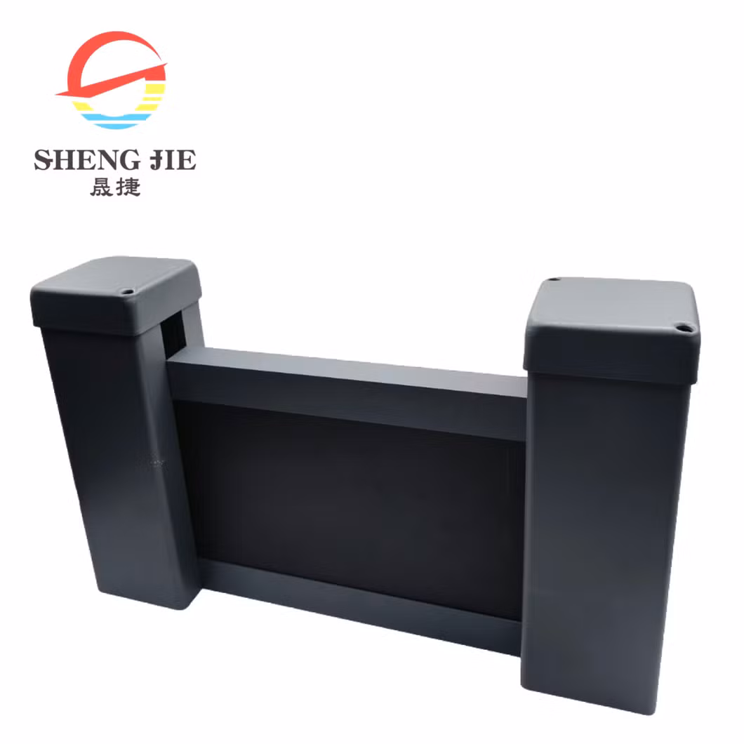 Easy Install WPC with Aluminum Post Foshan Wood Plastic Composite Garden WPC Outdoor Fence Panel