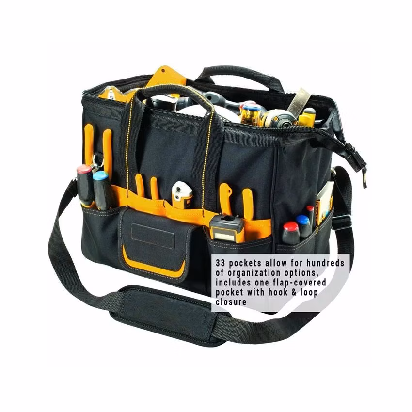 Wholesale Nylon Canvas Tool Belt Rolling Roll up Folding Garden Electrician Waist Outdoor Waterproof Tool Bag