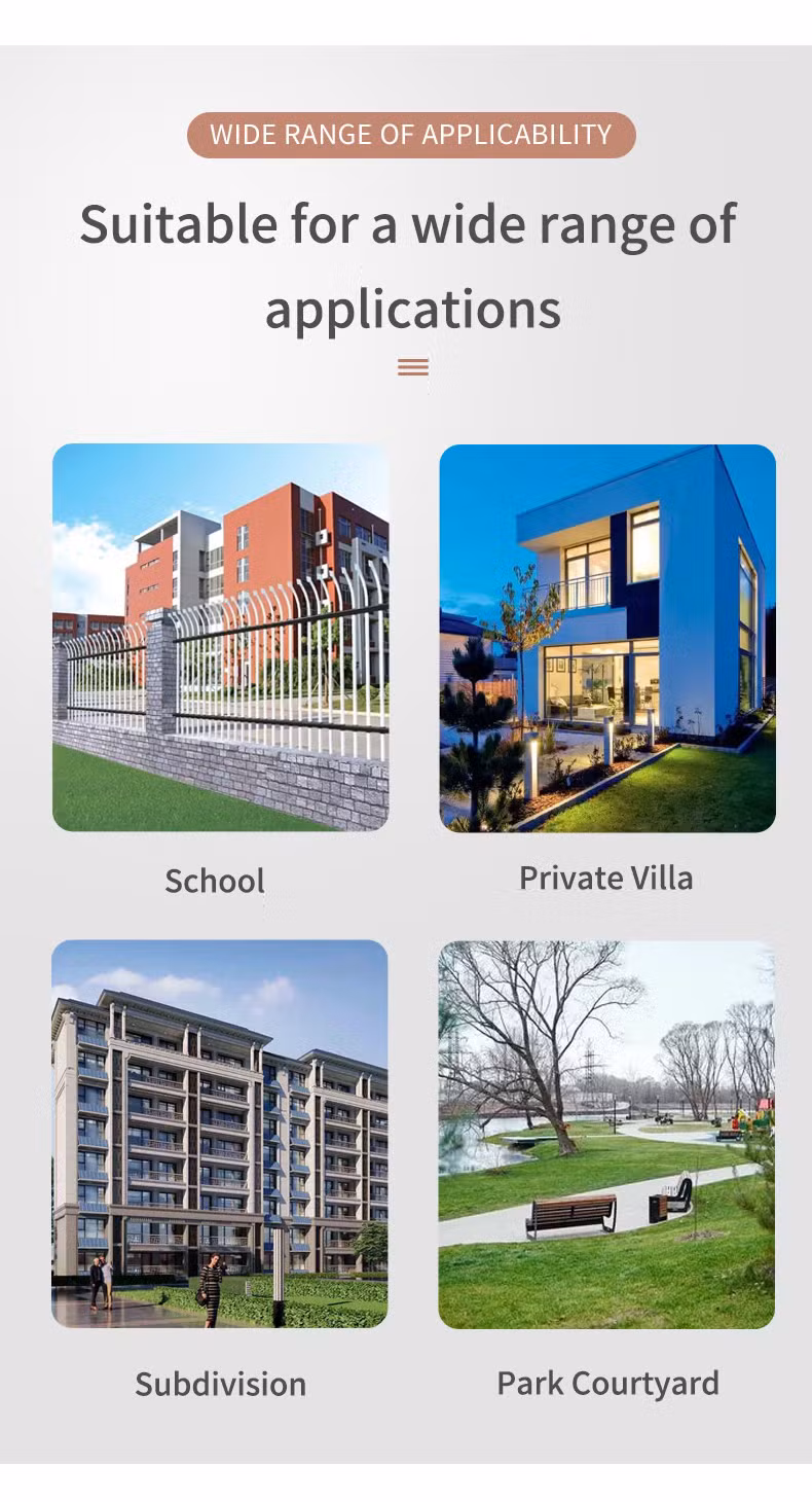 China Hot Sale White Aluminum Fence Panels Aluminum Slatted Fence Panels T Slot Aluminum Fence