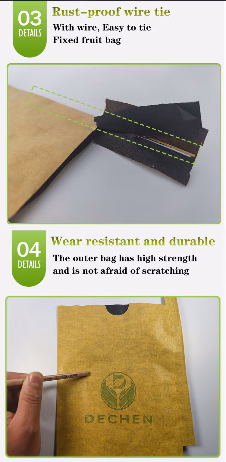 Waterproof Banana Garden Paper Bag Protecting Bags for Fruits Against Insects