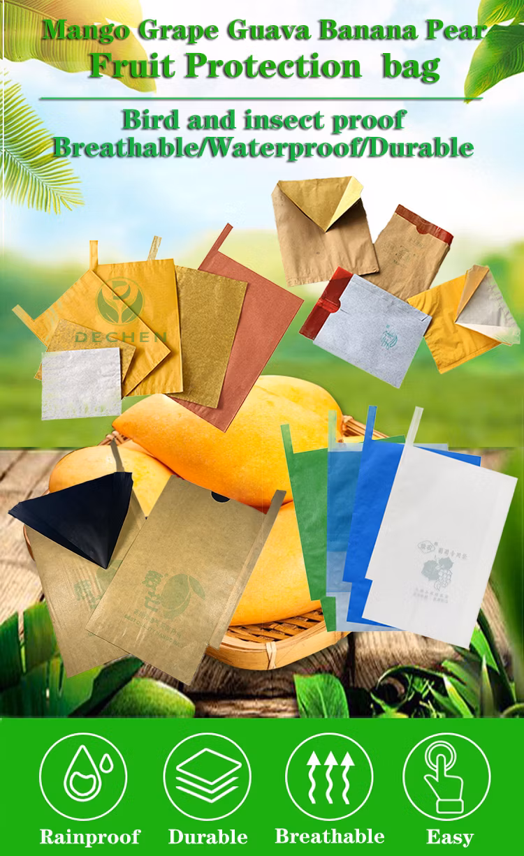 Waterproof Banana Garden Paper Bag Protecting Bags for Fruits Against Insects