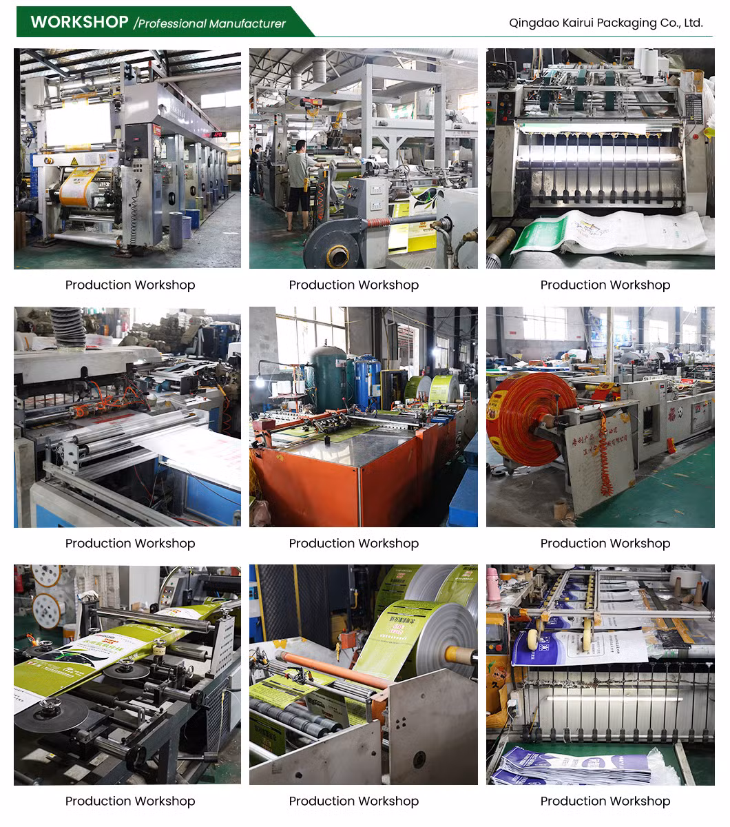 PP/PE Waterproof Packaging Bag for Asphalt, Charcoal, Pellets, Biofuels, Chemical, Mortar, Rice, Flour, Feed