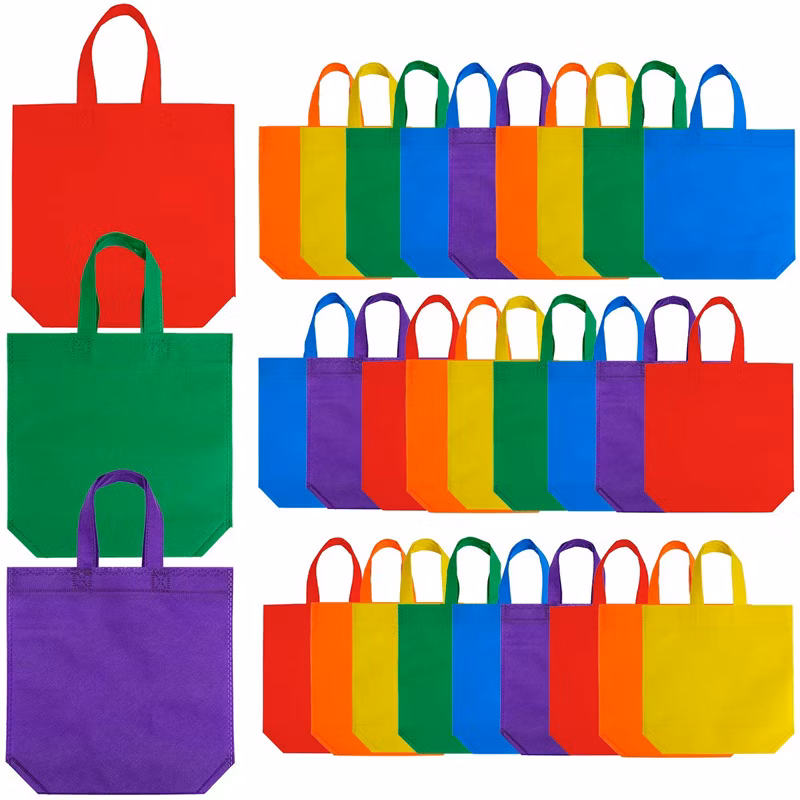 Waterproof Tote 100 PP Spunbond Nonwoven Fabric Shopping Bag
