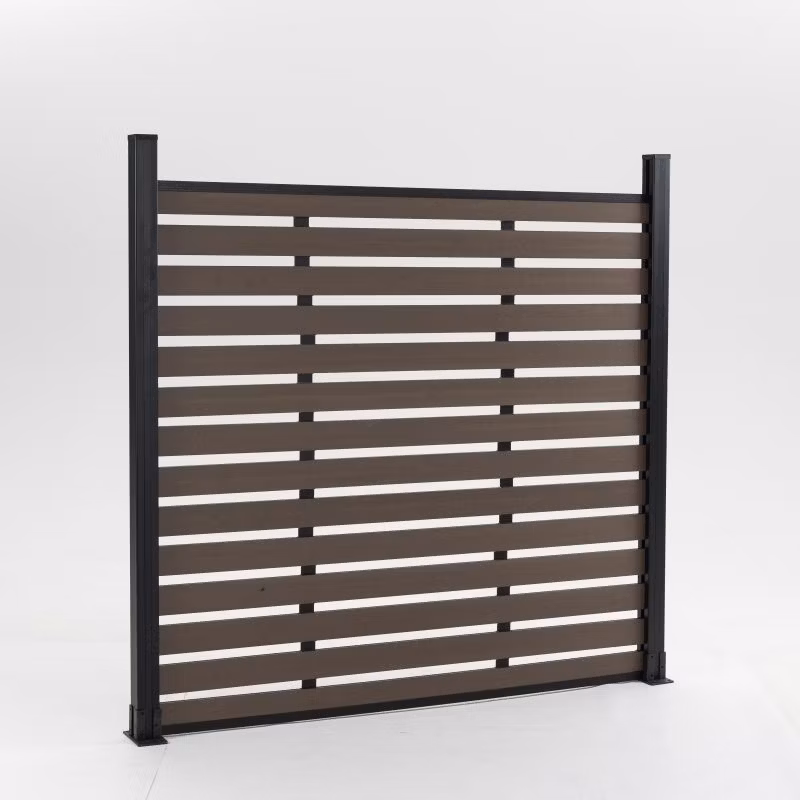 Factory Direct Price Easy Installation UV Resistant Privacy WPC Fencing Trellis for Backyard