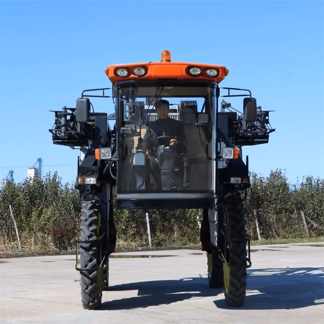 Agricultural Four Wheel Drive High Ground Clearance Self-Propelled Boom Sprayer