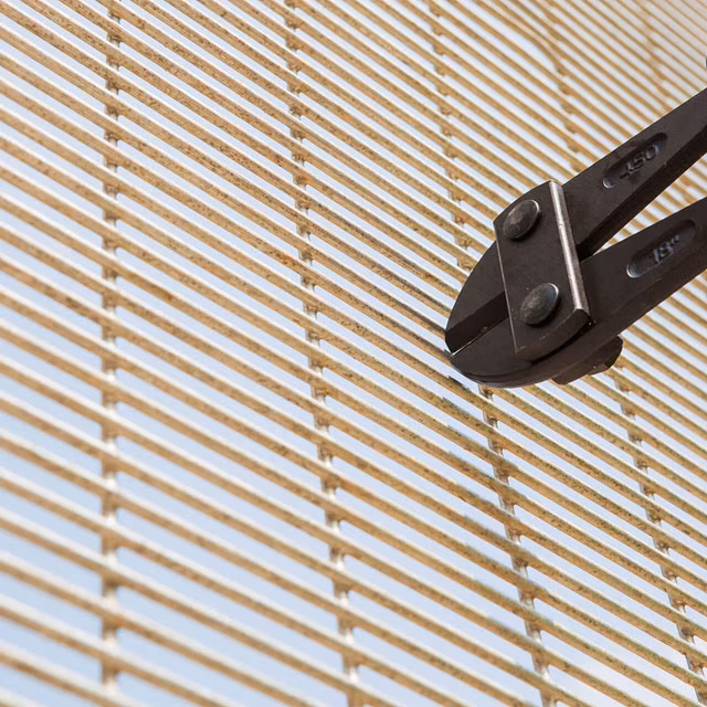 Black Color 358 Mesh Anti Climb Security Perimeter Fencing