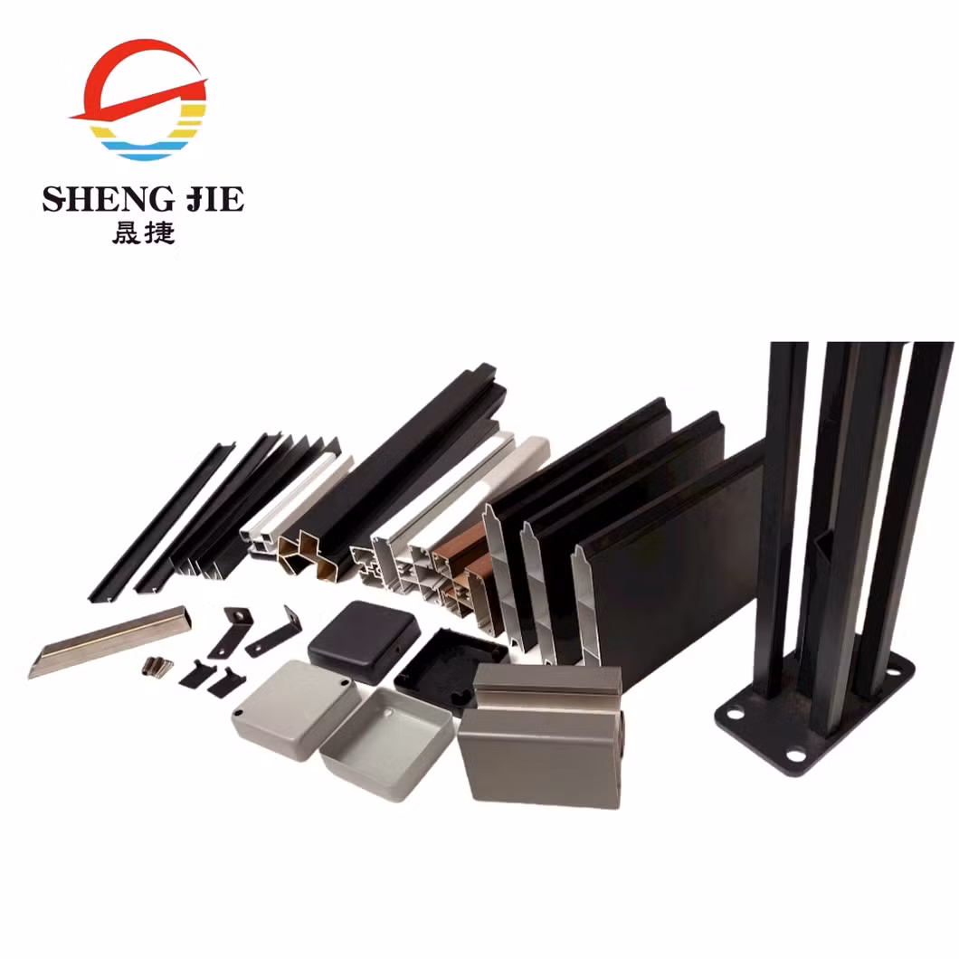 Easy Install WPC with Aluminum Post Foshan Wood Plastic Composite Garden WPC Outdoor Fence Panel