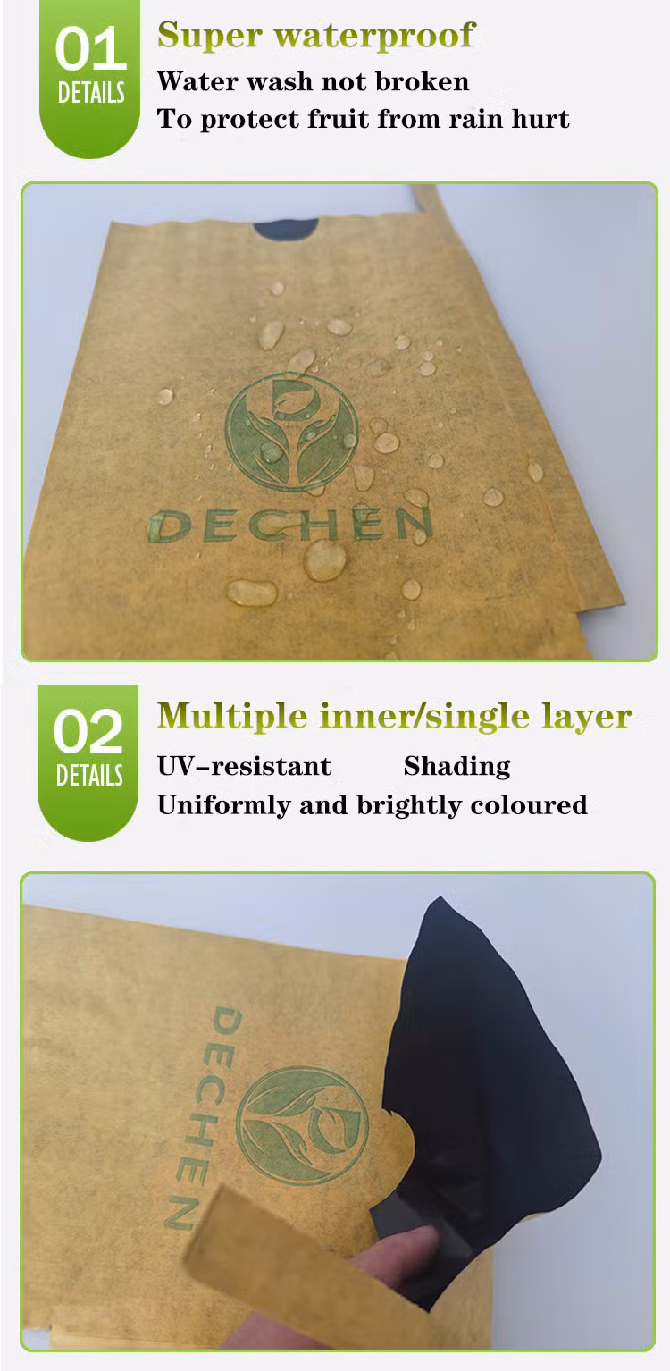 Waterproof Banana Garden Paper Bag Protecting Bags for Fruits Against Insects