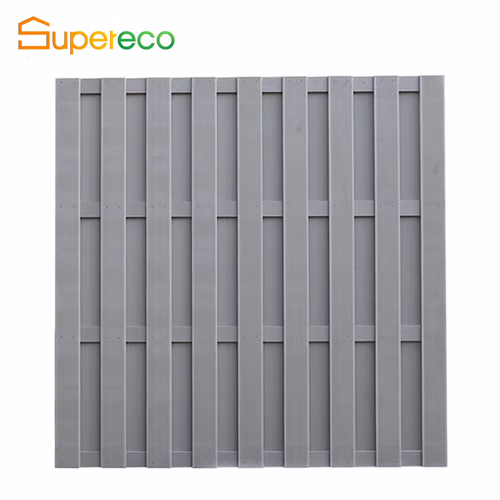 Customized Available Privacy Protection Home Garden Outdoor WPC Wood Plastic Composite Wood Grain Fence