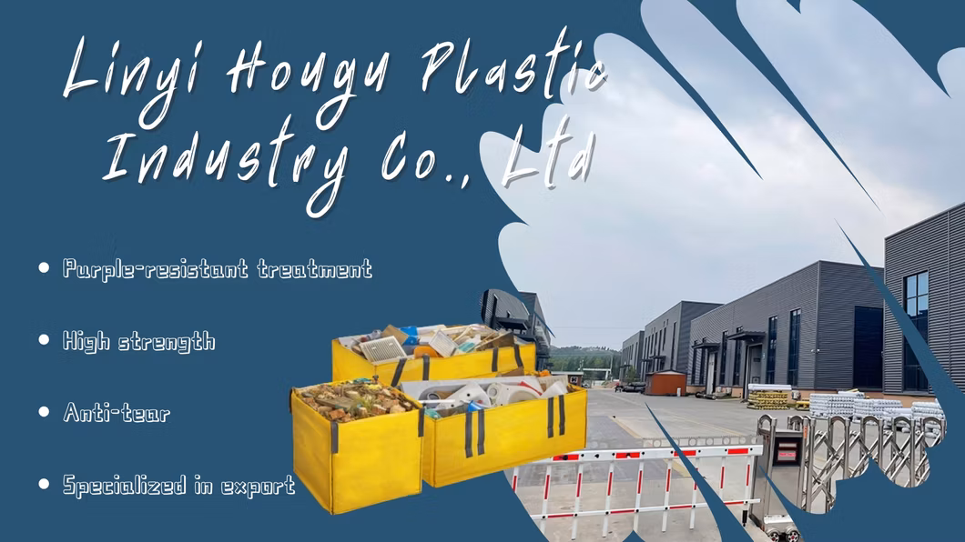 4 Yard 6 Yard Construction FIBC Bulk Waste Garden Skip Dumpster Bag