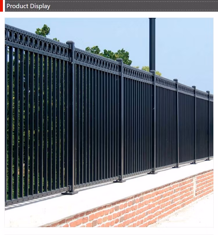 Aluminum/Galvanized Steel Hercules Pressed Spear Top Fence for Security/ Yard/House/School/Factory/Garden/Lawn/Bridge/Boundary
