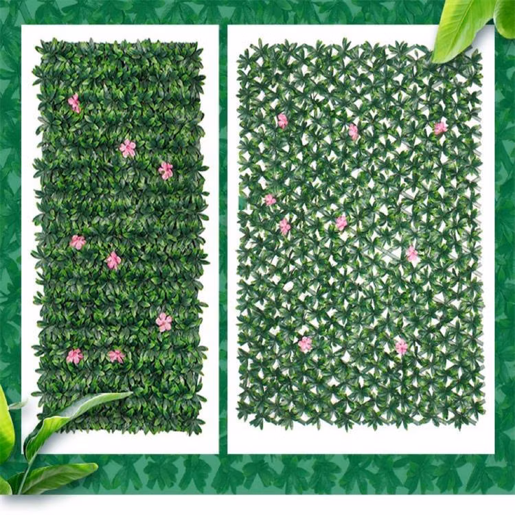 Outdoor Natural Fence Artificial Willow Expandable Panel Screening Privacy Hedge Fence
