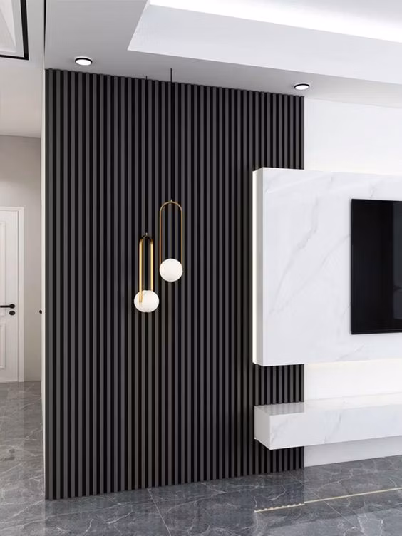 Waterproof Fence PVC Decorative Panels Cladding WPC Wall Panel for Decoration