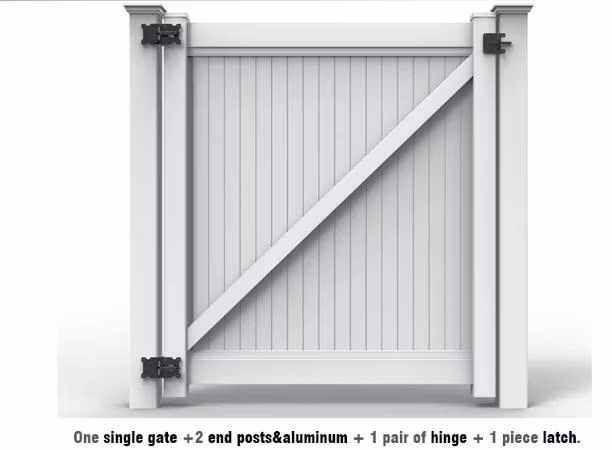 6 Foot Outdoor Garden Privacy Fence
