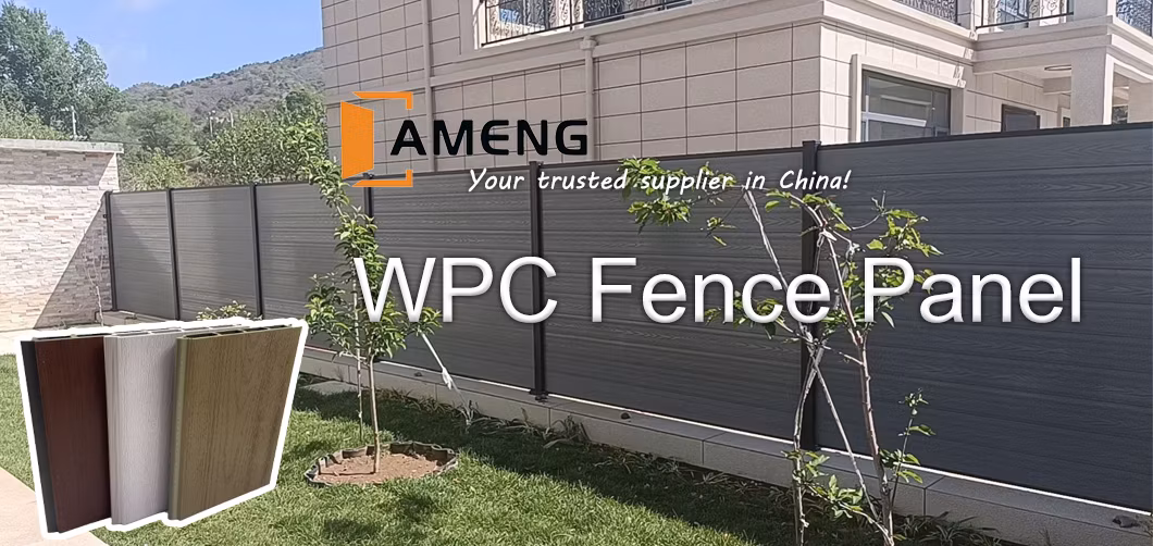 Garden Backyard Decorative Privacy Fence WPC Outdoor Fencing Fence Panel