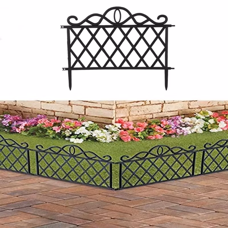 Customized Stable Environment Protection Plastic High-Strength Decorative Border Garden Furniture Fence