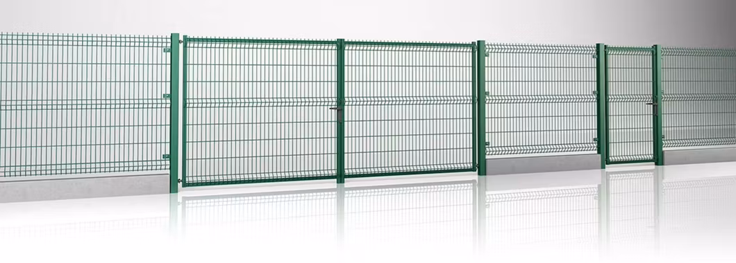 Easy Installation Garden Security Perimeter 3D Curved Iron Wire Mesh Fence Type Welded Wire Mesh Panel