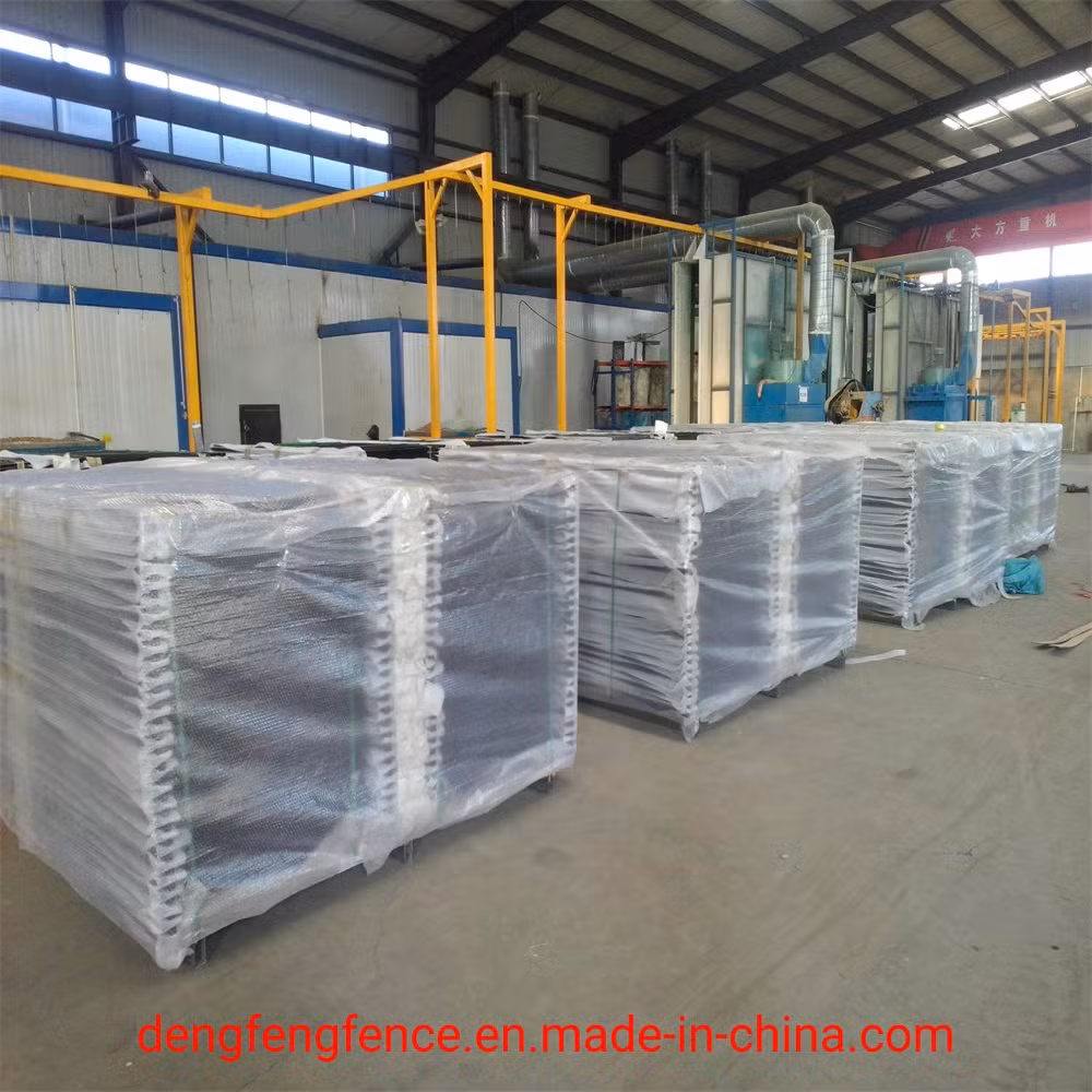 Garden Metal Aluminum Slatted Fence Panels Waterproof Metal Fence