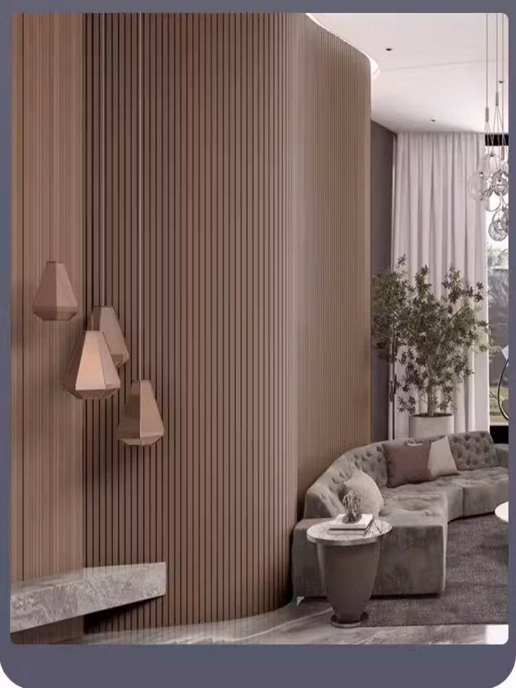 Waterproof Fence PVC Decorative Panels Cladding WPC Wall Panel for Decoration