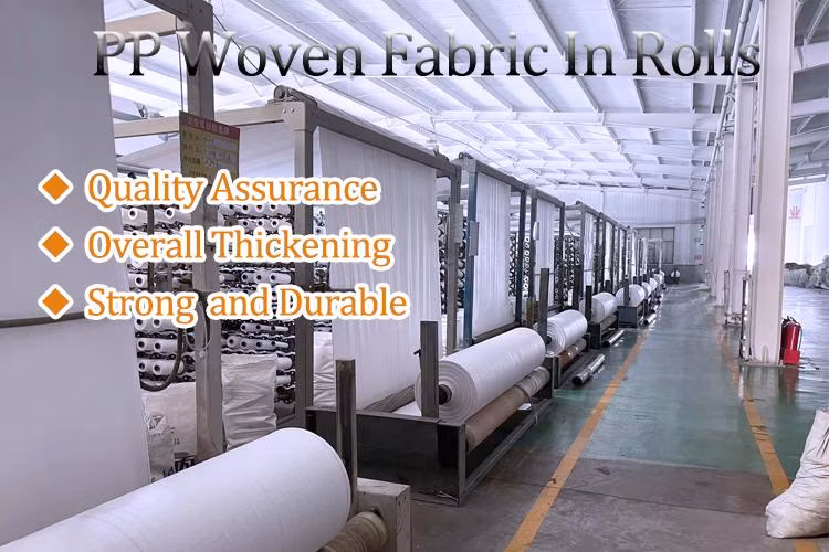 High Density PP Fabric Roll for Sacos Big Jumbo Bag FIBC 100% Virgin Geotextile