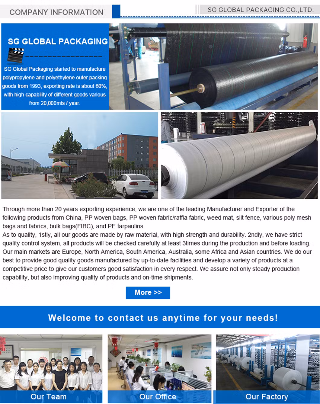 200G/M2 UV Treated High Quality Agricultural Woven Weed Mat Barrier Landscape Large Plastic Ground Cover with Marker Line