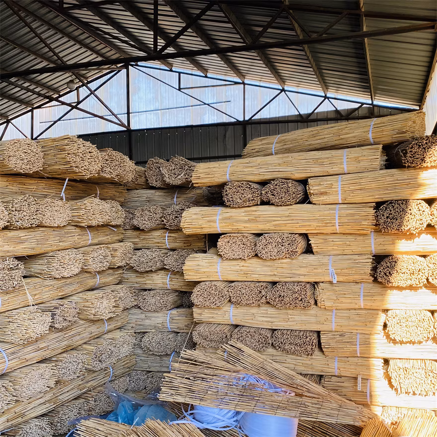 Rolled Garden Reed Fence Screening Bamboo Reed Fencing